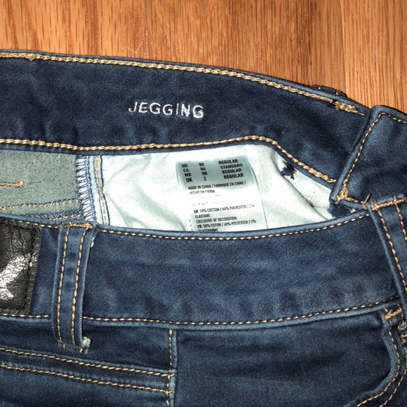 American Eagle Jegging 00 Jeans Super Stretch - Picture 2 of 4